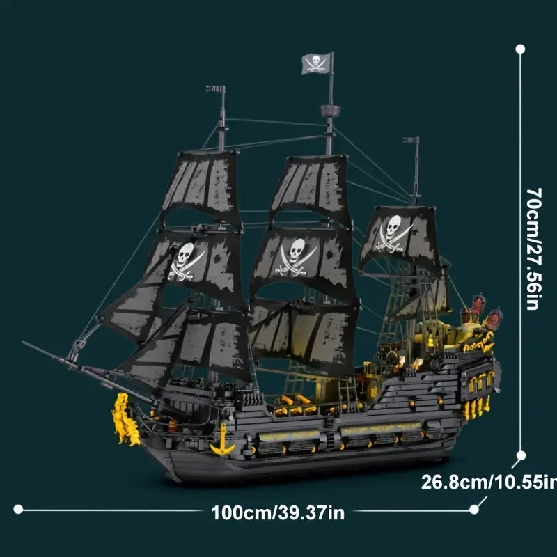 The Black Pearl Pirate Ship | 4000 PCS